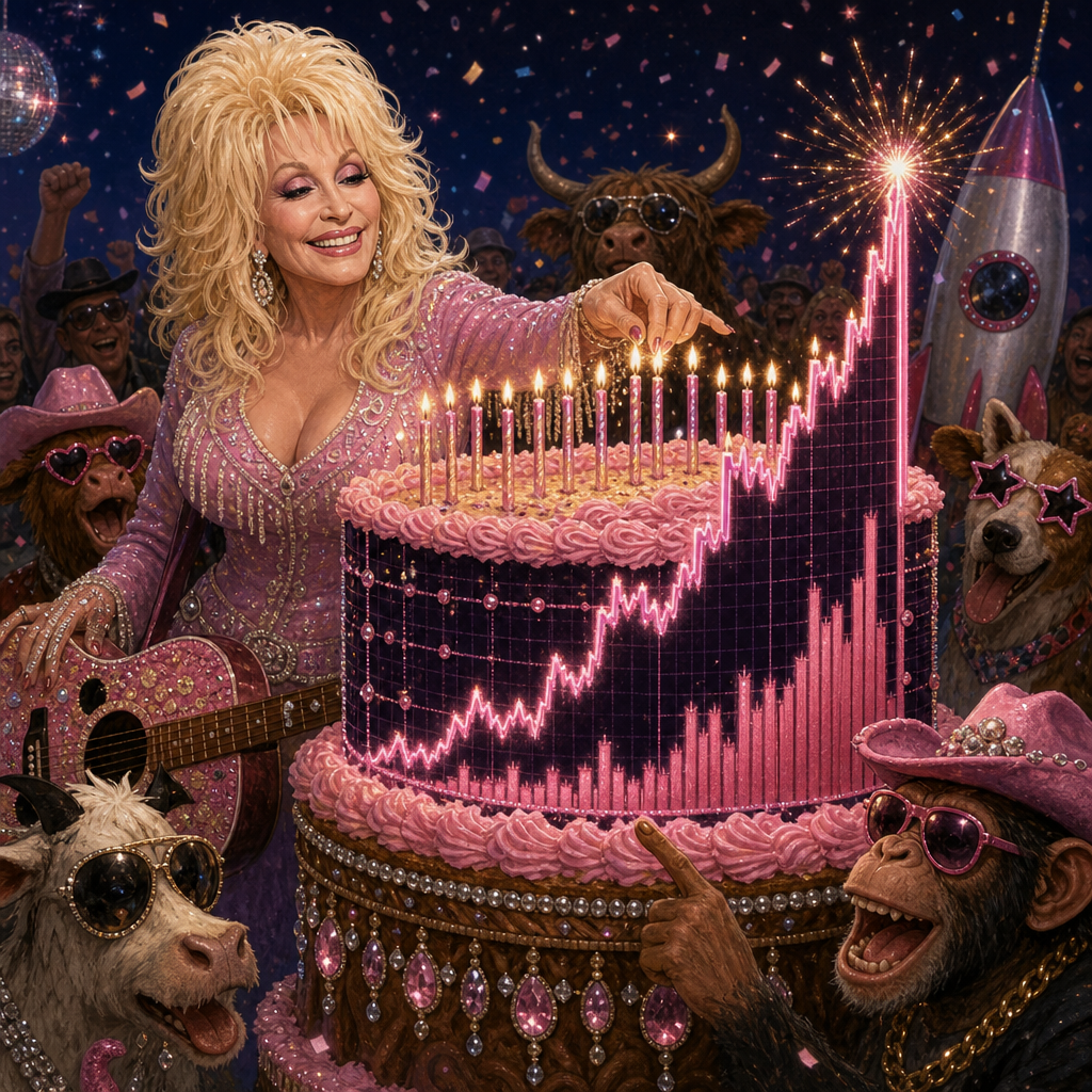 Dolly Parton 80 artwork